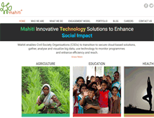 Tablet Screenshot of mahiti.org